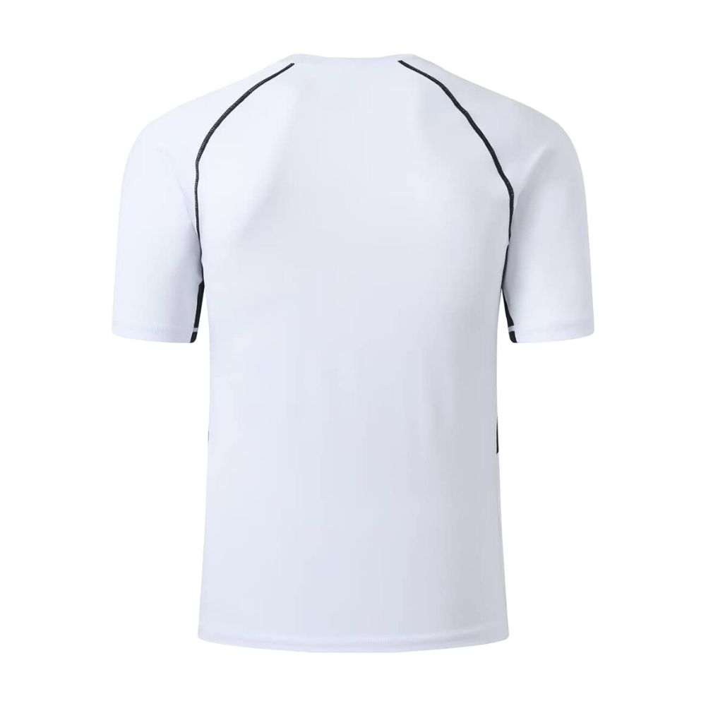 UNMS2023005-Men Chlorine-resistant UPF50+ Custom Swim T-Shirt