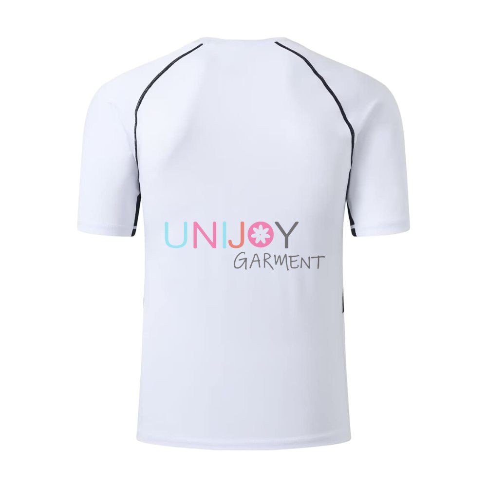 UNMS2023005-Men Chlorine-resistant UPF50+ Custom Swim T-Shirt