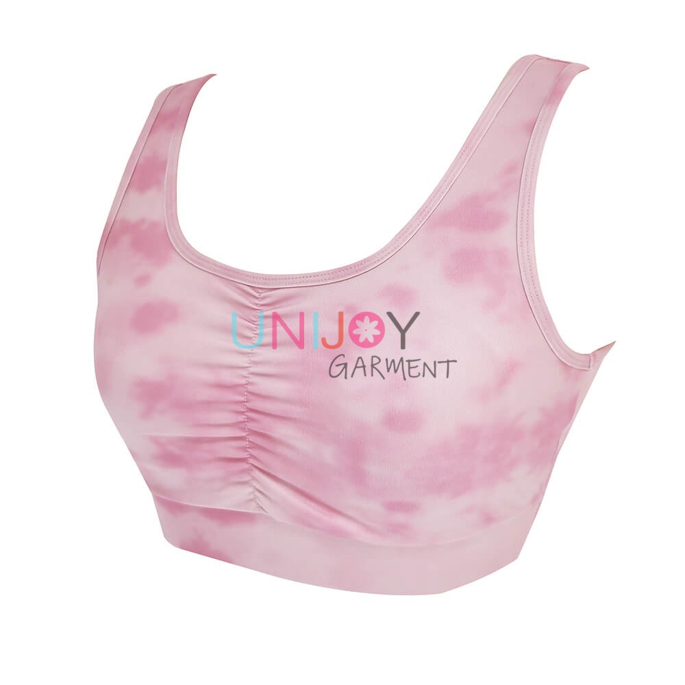 UNOT2022AC001-Tie Dye Custom Activewear Bra