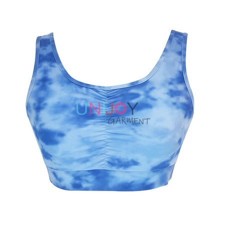 UNOT2022AC001-Tie Dye Custom Yoga Wear Bra Manufacturer