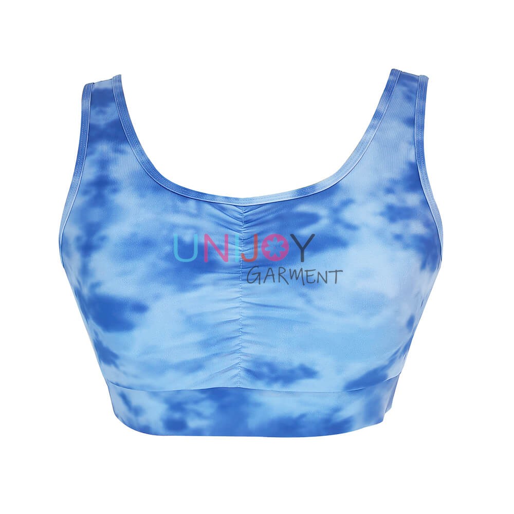 UNOT2022AC001-Tie Dye Custom Yoga Wear Bra