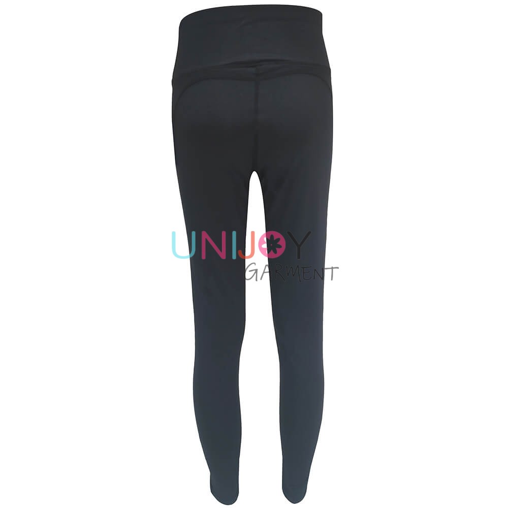 UNOT2022AC004-Black Custom Active Wear Pants