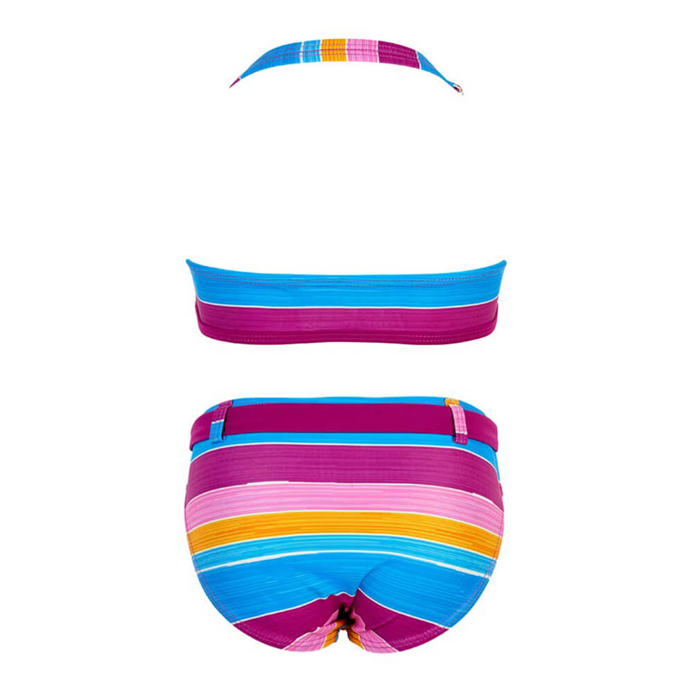 UN104596-Girls Stripes Custom Swimwear