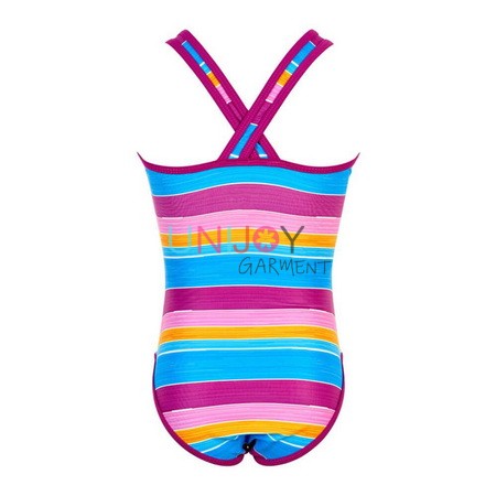 UN104597-Stripes Cutsom Printing Swimwear