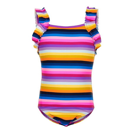 UN720012-Striped Kids Custom Swimsuit Manufacturer