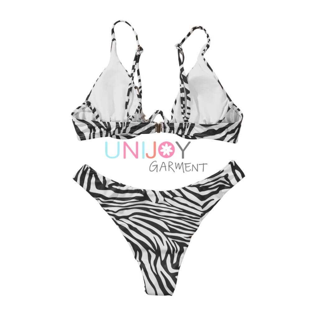 UNBK2022003-Animal Printed Customise Bikini