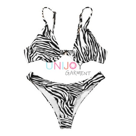 UNBK2022003-Zebra Custom Printed Bikini Factory