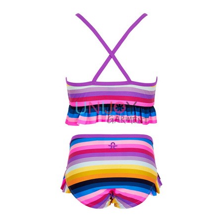 UNJ21GB02-Stripes Custom Kids Swimwear Factory