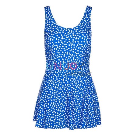 WOP-0127-Spot Custom Print Swimsuit Swim Dress