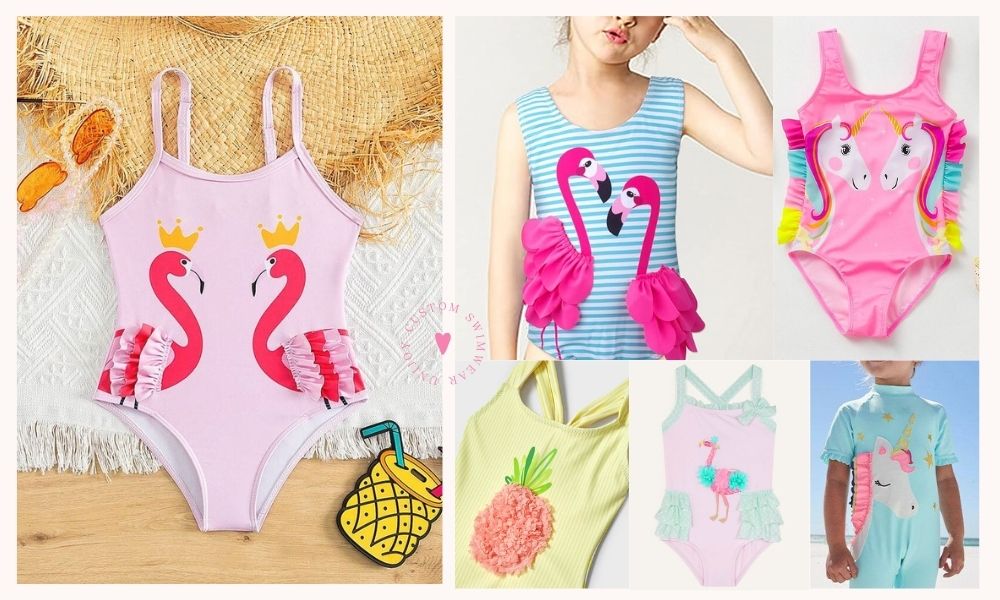 3D Appliqué Swimsuits