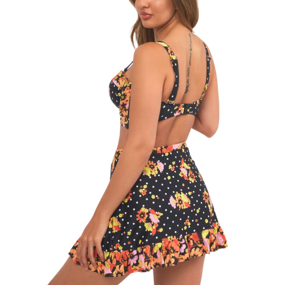 UNMDS004-Custom Printed Swimsuit With Frill Skirt Micro Bikini Manufacturer