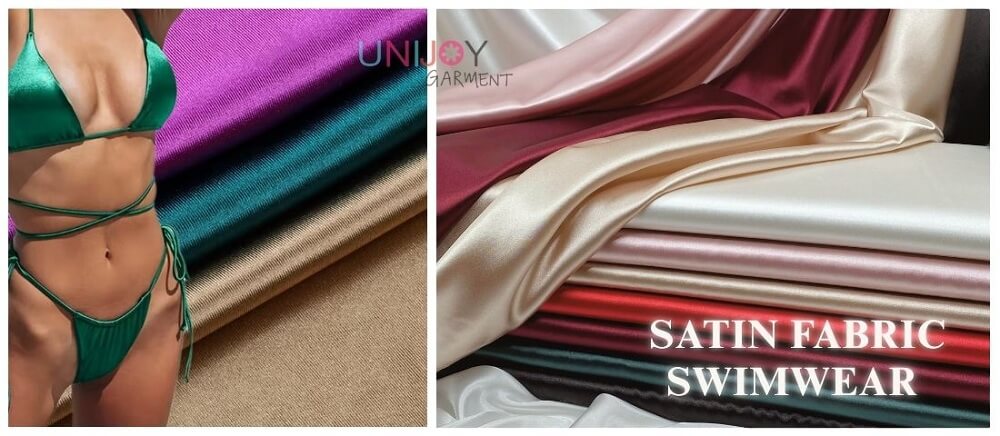 Satin Fabric Swimwear