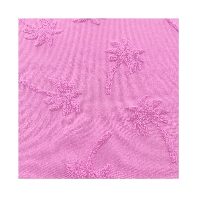 UNGLOP-250516-Toweling Terry Jacquard Custom Swimwear Fabric