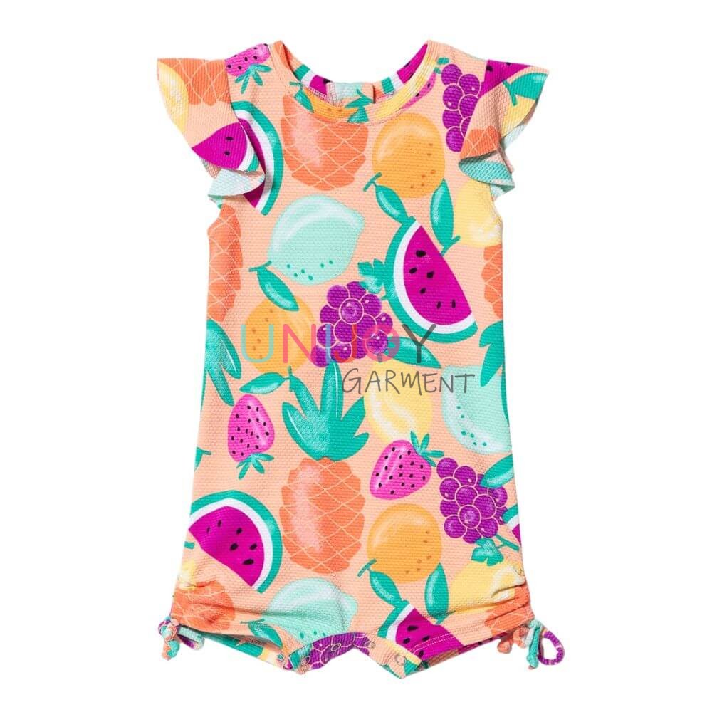 UNGLRG-2505005-Fruits Custom One-piece Swimsuit for Girls