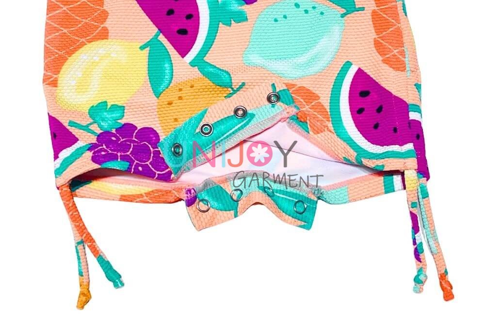UNGLRG-2505005-Vibrant Fruits Printing Custom Swimsuit with Snaps at the Bottom Opening