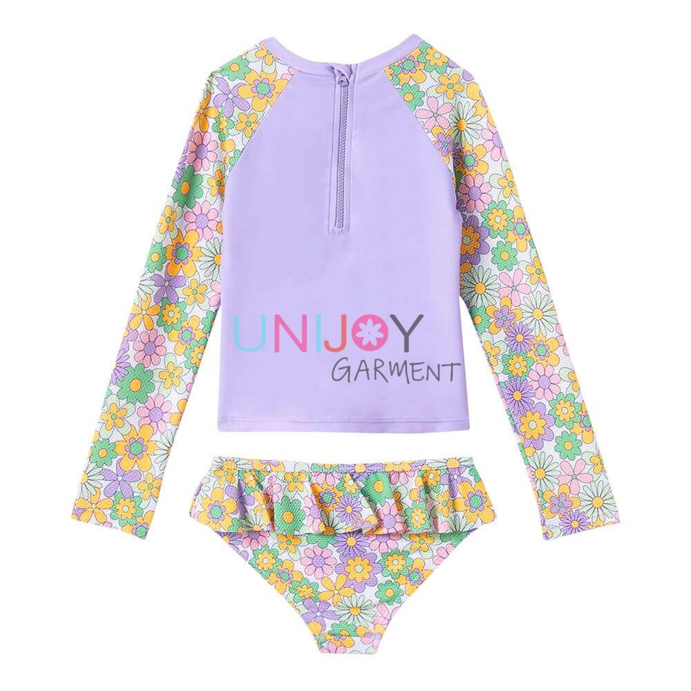 UNGLRG-250528-Ruffles Popcorn Textured Girls Custom Rashguard Set
