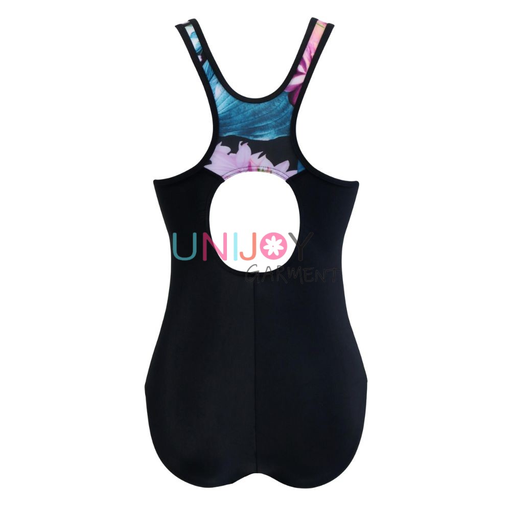 UNWMOP-250601-Women Custom One-piece Swimsuit for Racing and Training