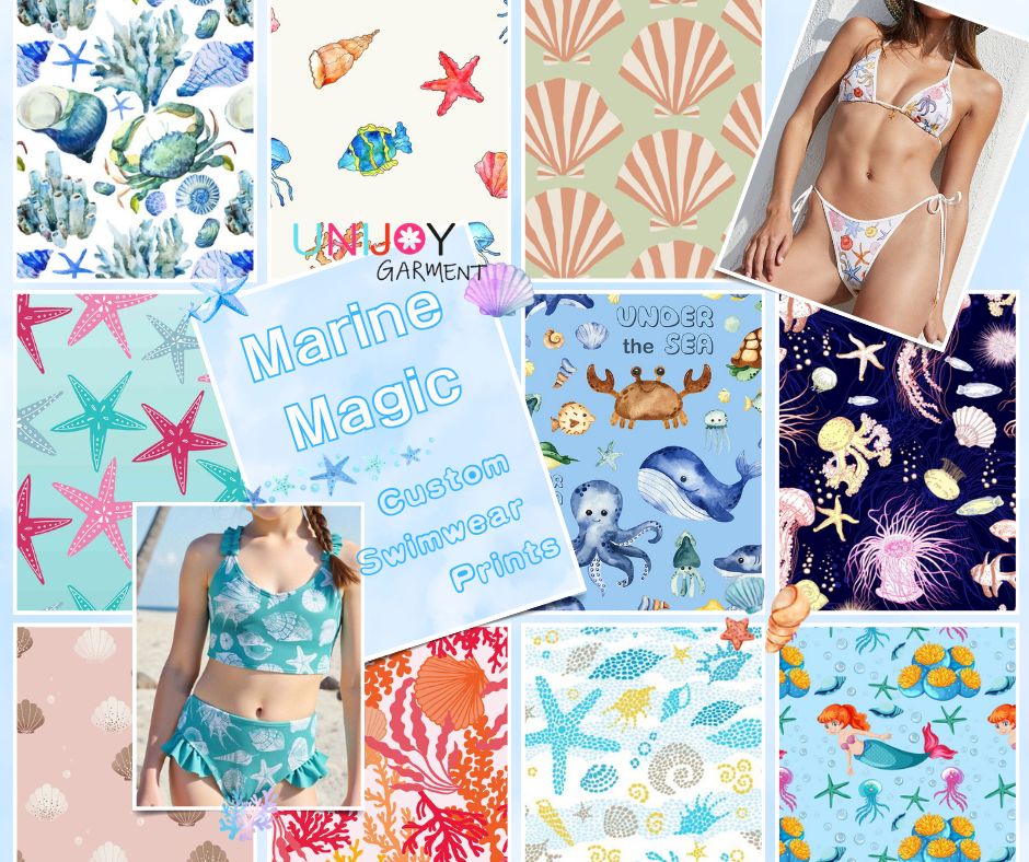 Marine-inspirierte, maßgeschneiderte Bademode – Expertise im Ozean-Druck