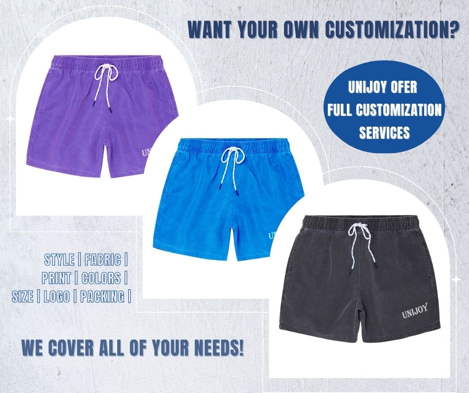 Unijoy propose un service complet de personnalisation de maillots de bain