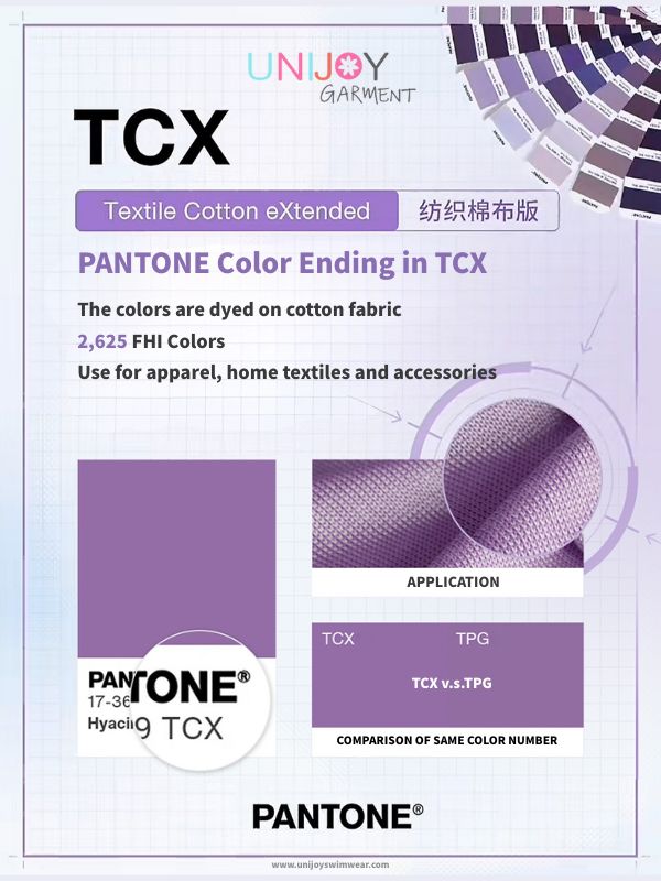 Pantone Color TCX (Algodón Textil Extendido)