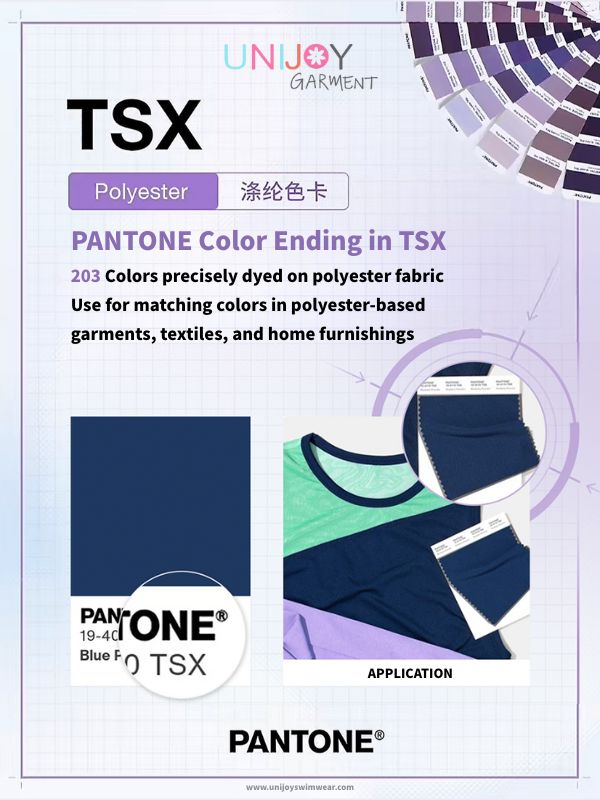 Color Pantone TSX (Poliéster)