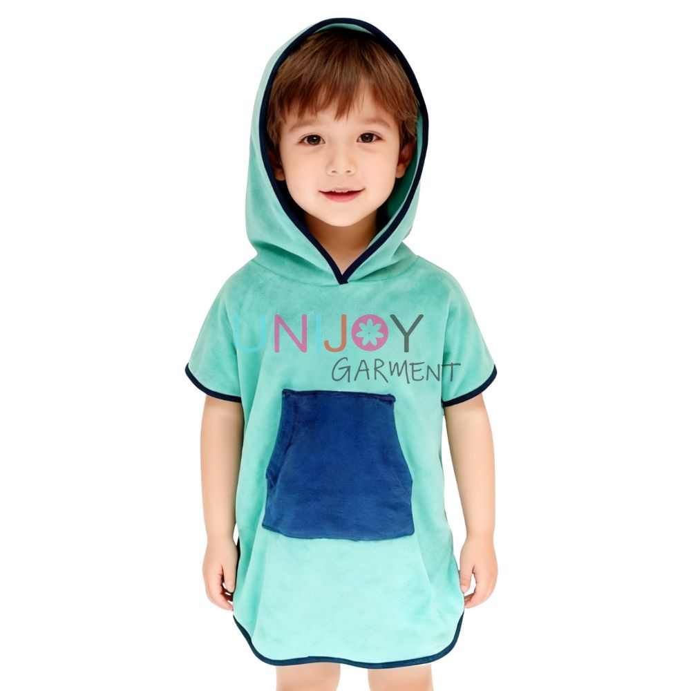 UNBT- Custom Cotton Surf Poncho with Pocket