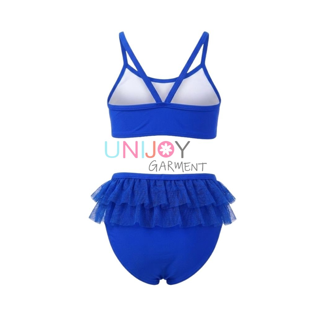 3D-Blumen-Tankini-Set für Mädchen