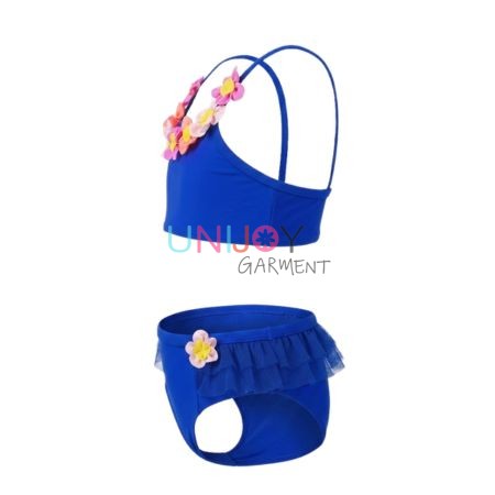 zweiteiliger Tankini-Badeanzug für Mädchen