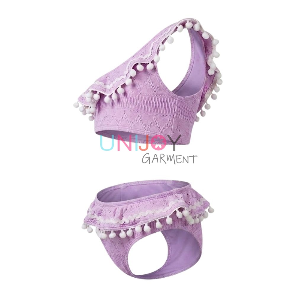 UNGTK2606-girls-lilat-eyelet-one-shoulder-tankini-set manufacturers