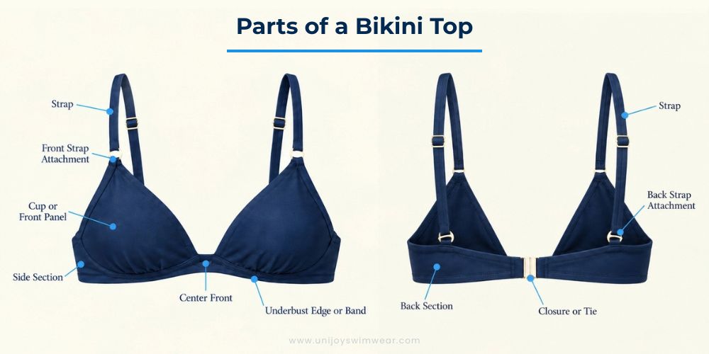 Parts of a Bikini Top