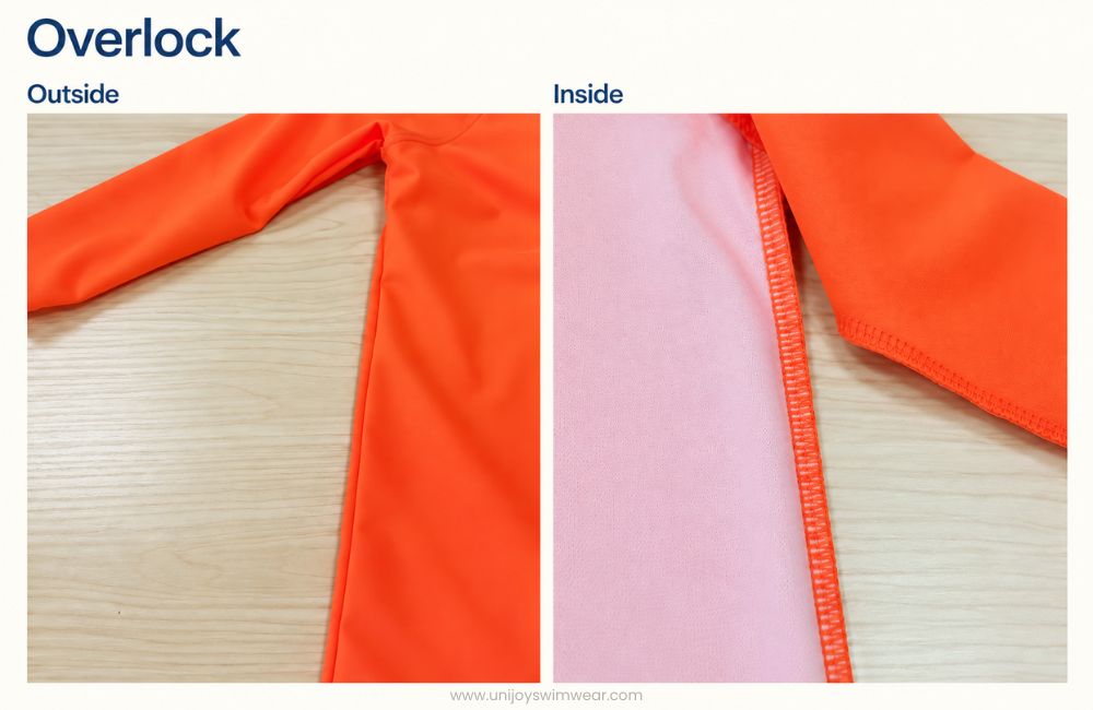 Overlock on Swimwear